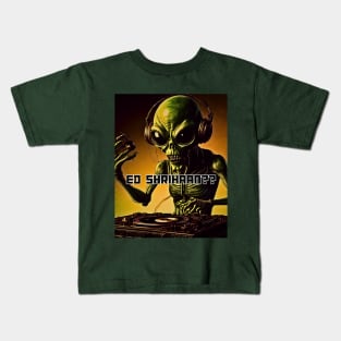 Alien Dj Ed Shrihaan?? Hip Hop And Club Shirts Kids T-Shirt